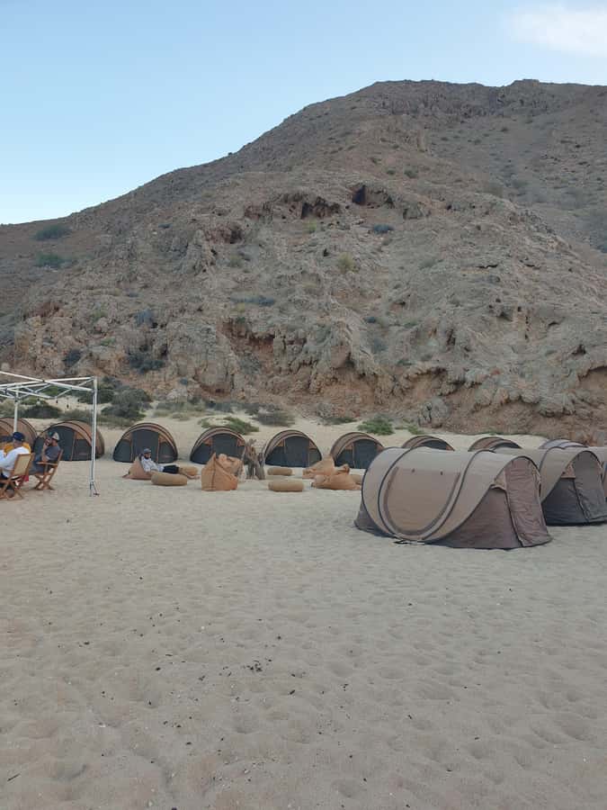 Camping to the Daymaniyat Islands with an overnight stay - Leaving Seeb from the coast guard gate