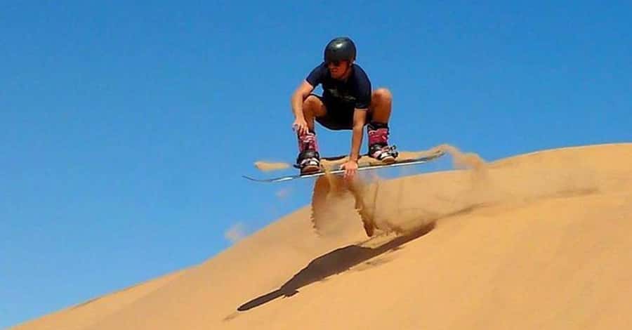 Desert Safari - Private 4WD car - The 40 to 50 minute dune-bashing run