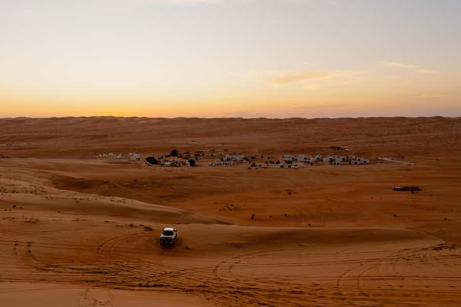 From Muscat: Guided Overnight Desert Camp Tour - The road to Sur and the desert