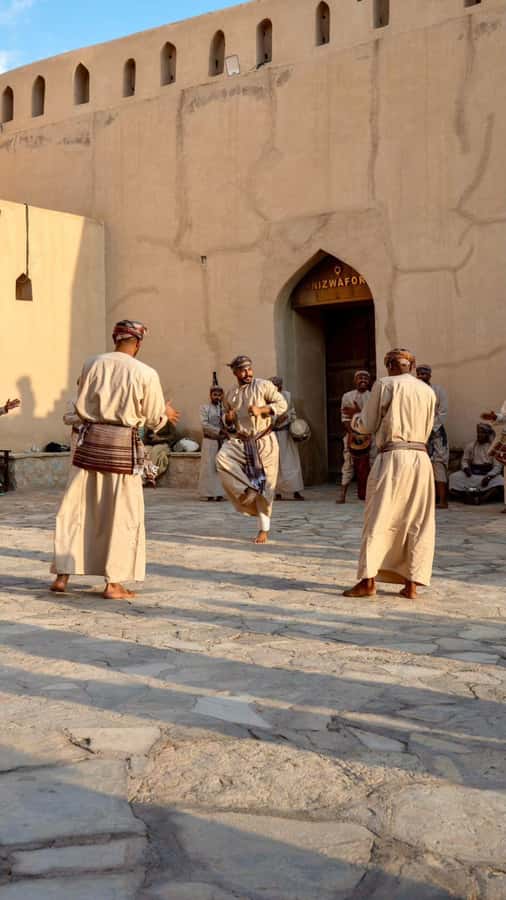 From Muscat: Nizwa Fort, Souq, falaj & Museum Full Day Tour - Nizwa Fort and the view from its great tower