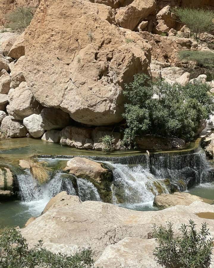 From Muscat:Private Wadi Shab and Bimmah SinkHole Tour - A Pause at Fins Beach