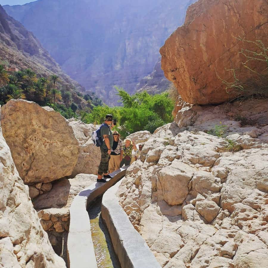 From Muscat: Wadi Shab Expedition - The cave and waterfall are the payoff