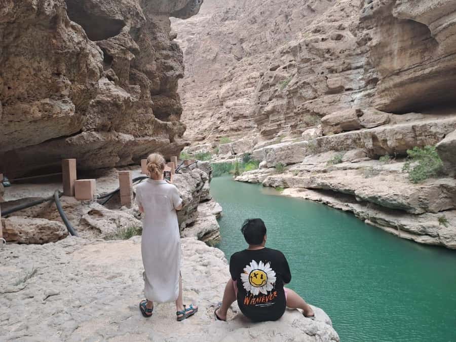 From Muscat: Wadi Shab Expedition - Lunch gives the day a useful pause