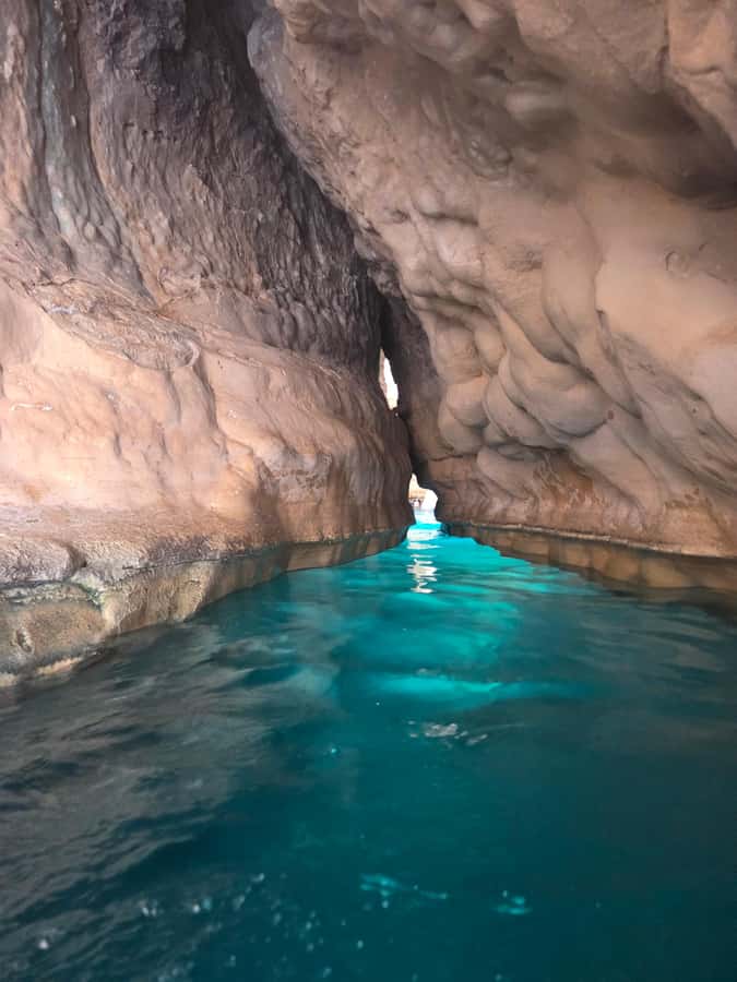 From Muscat: Wadi Shab Expedition - Bimmah Sinkhole adds variety
