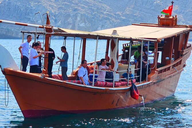 Full day Dhow: Khasab, Musandam: Dolphins, Snorkeling & Fjords - Khor Sham and the narrow fjords