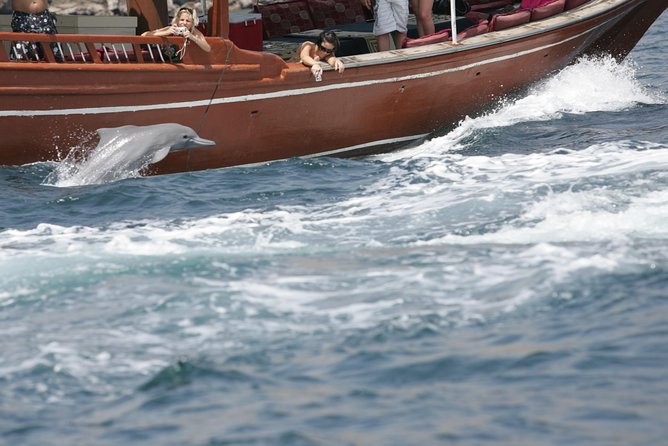 Half Day Dolphin Watching Musandam Dhow Cruise - Leaving Khasab Port for the Musandam fjords