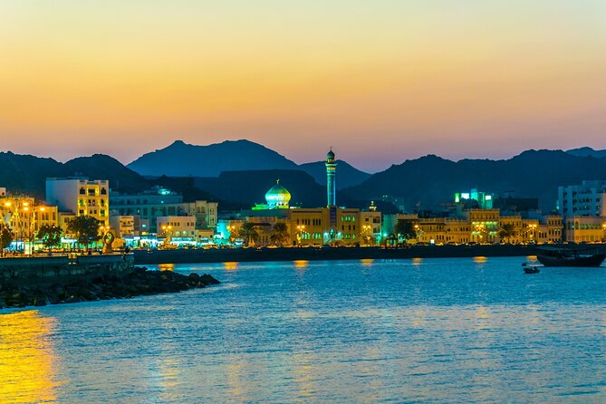 Historical Muscat Sunset Tour - Al Jalali Fort and Al Mirani Fort from offshore