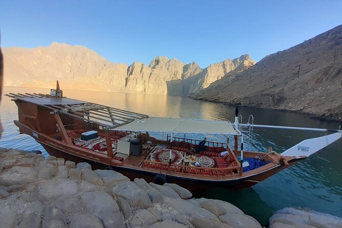 Khasab Dhow Cruise To Musandam Fjords With Lunch Onboard - Seebi, Telegraph Island, and the fjord views