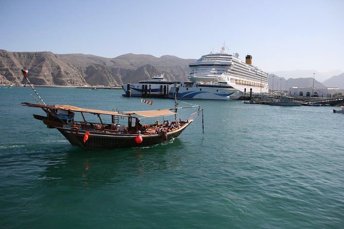 Musandam Khasab Full day dhow cruise with Lunch - Swimming and snorkeling in the fjord