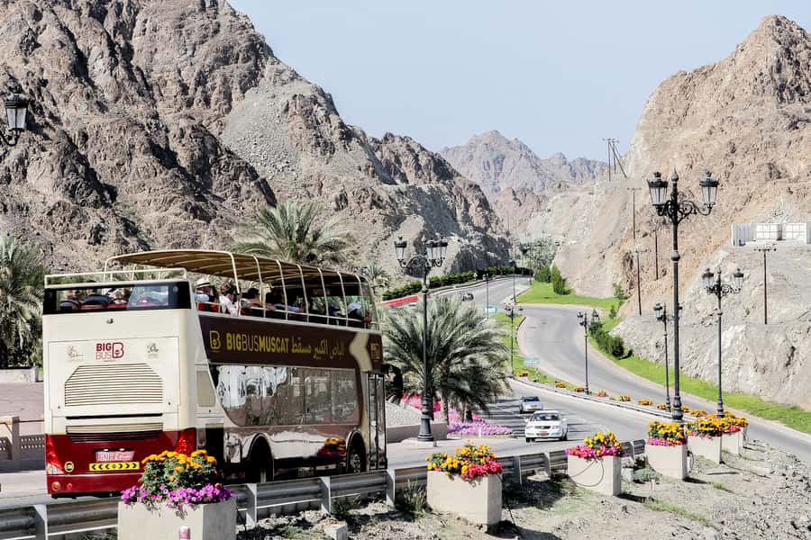 Muscat: Big Bus Hop-On Hop-Off Sightseeing Tour - Al Alam Palace and the two Muscat forts