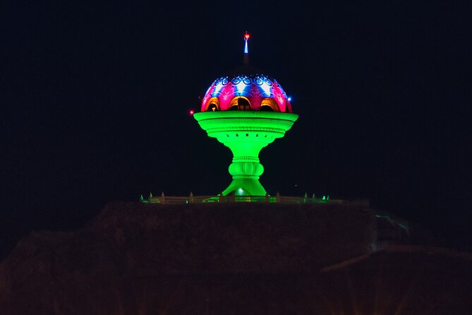 Muscat by Night Sightseeing Tour - Mirani and Jalali forts above the harbor
