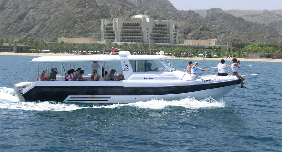 Muscat: Dolphin Watching Boat Amazing Trip - The first hour on the Omani sea