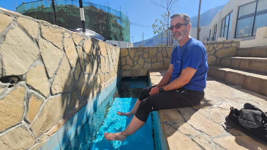 Muscat: full day tour to Nakhal, Rustaq and hot springs - Nakhal Fort with coffee and mountain views