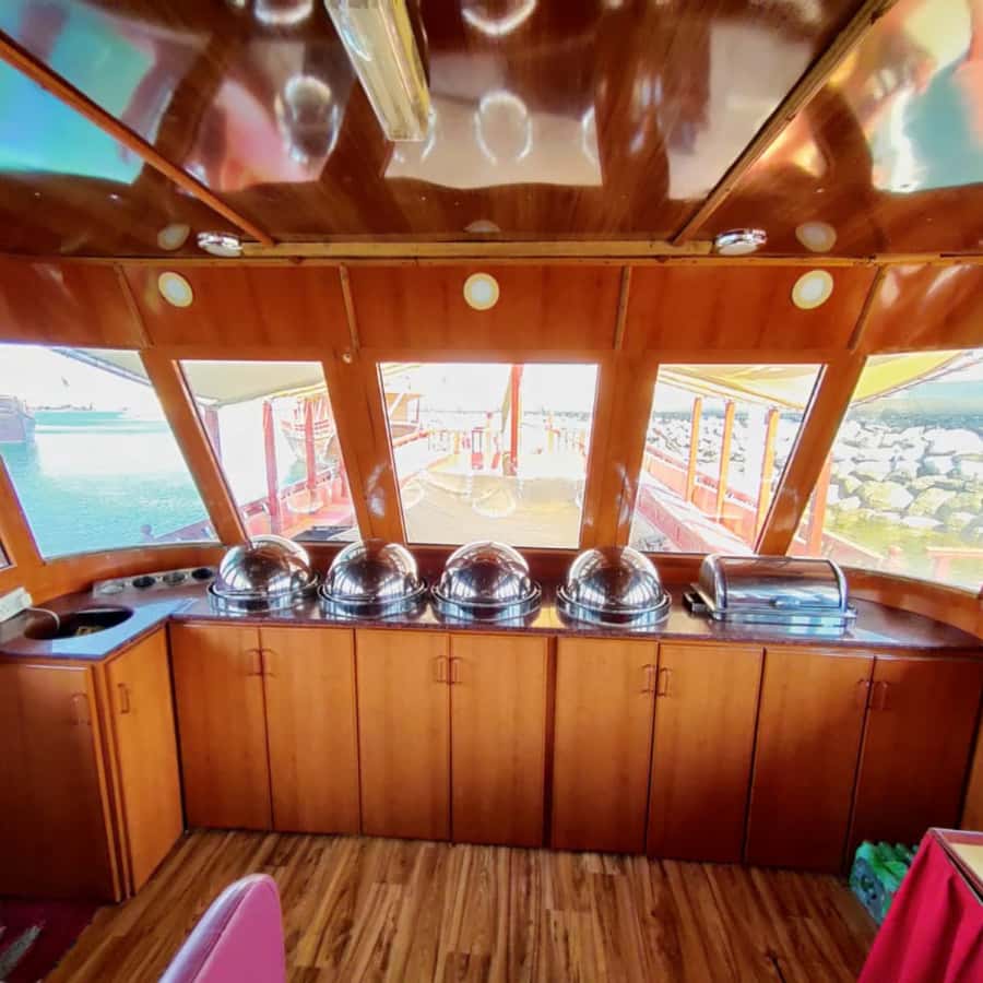 Muscat: Omani Traditional Dhow Sunset Cruise - Seeing Muscat from a traditional-style dhow