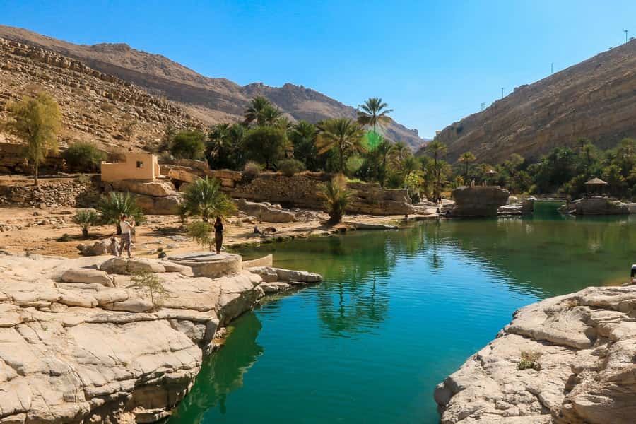 Muscat: Southern Treasures & Wadi Shab Tour with Audio Guide - Swimming through the pools and cave
