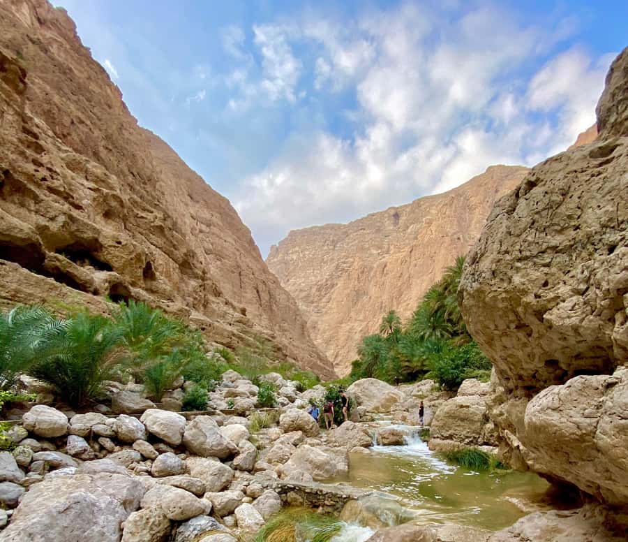 Muscat: Wadi Shab and Bimmah Sinkhole Full-Day Tour - The morning drive, Omani tea, and the quick boat crossing