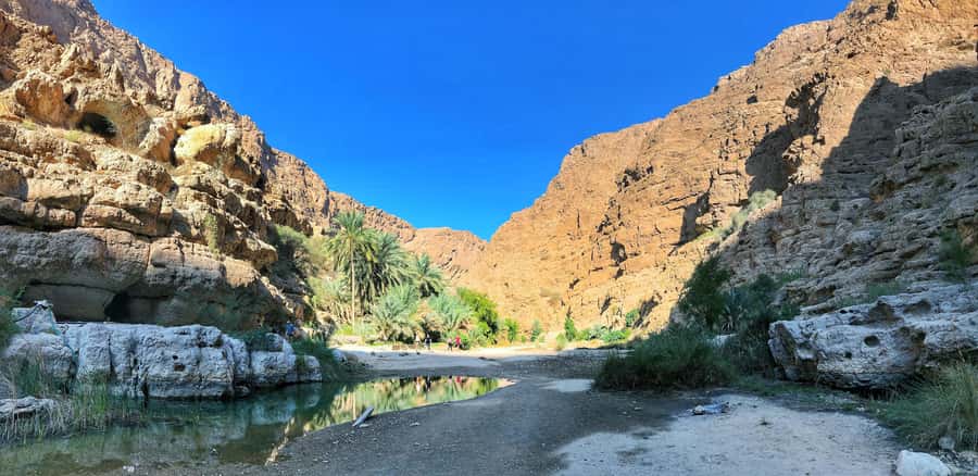 Muscat: Wadi Shab and Bimmah Sinkhole Full-Day Tour - Walking through the canyon for 40 to 60 minutes