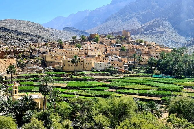 Nakhal Fort-Nakhal Hotspring-Wadi Bani Awf-Bilad Sayt - Private Full Day Tour - Nakhal Hotspring and a simple foot bath