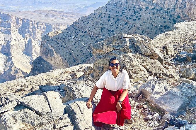 Nizwa Fort-Nizwa Souq-Misfah Al Arbyeen-Jebel Shams - Private Full Day Tour - Jebel Shams and the Wadi Ghul canyon
