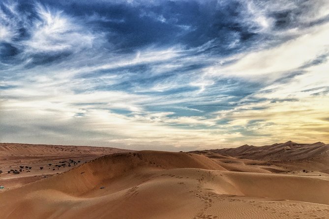 Overnight Desert Tour with Wadi Bani Khalid - Trading water for sand at Wahiba Sands