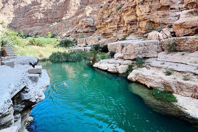 Private Full- Day Wadi Shab-Bimmah Sinkhole-Fins Beach Tour - What to pack for Wadi Shab and the coast