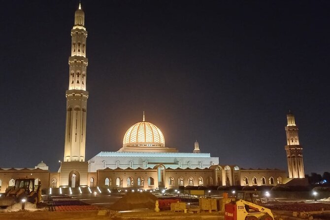 Private Half-Day Muscat City At Night Tour - Qurum Beach after sunset