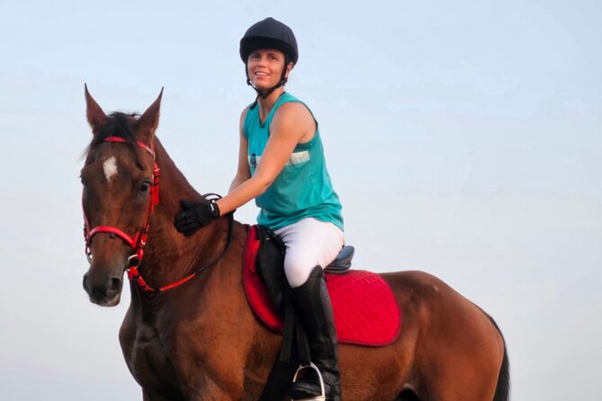 Private Horseback Riding in Muscat Beach - Getting acquainted with your horse