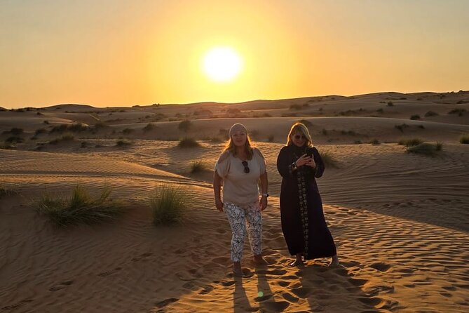 Private Sunset Watching Desert Safari with Dinner - Entering Wahiba Sands by 4X4