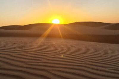 Private Watching Sunrise in the Desert – Early Morning Tour
