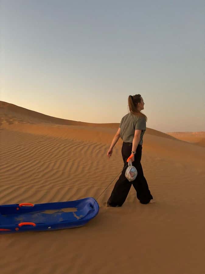 Salalah: Sunset desert safari tour in salalah(private tour) - Finding a quiet dune for sunset