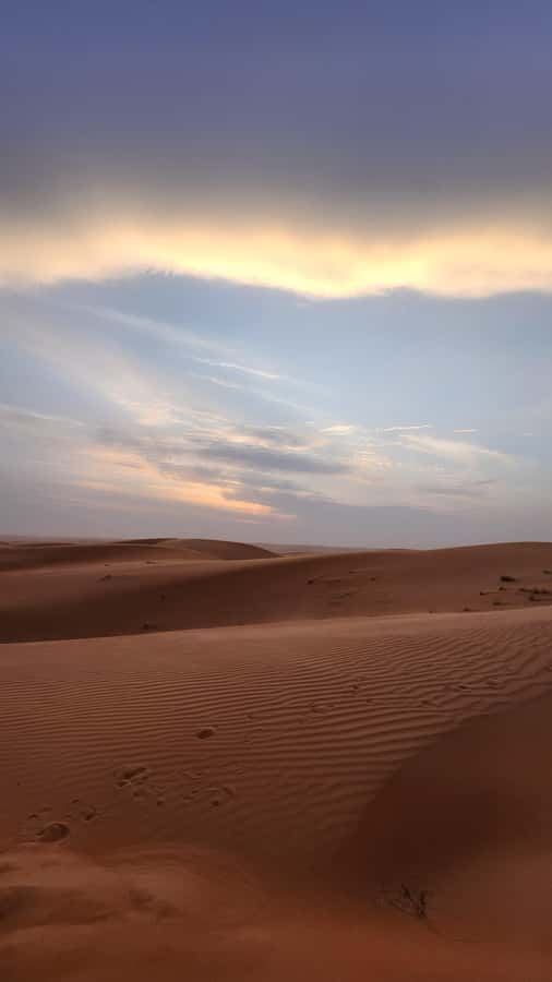 Sunset at wahiba desert - Sunset is the day’s most memorable moment