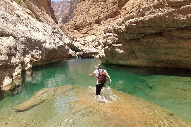 Wadi Arbeieen Tour - Walking through the canyon plantations