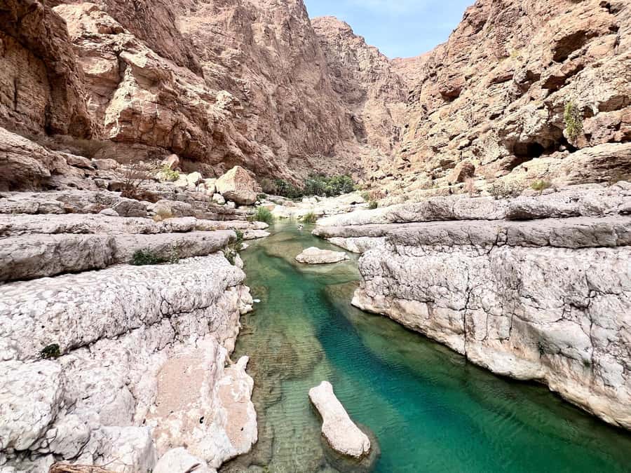 Wadi Shab & Wadi Tiwi : Guided Adventure (Customer Own Car) - Swimming toward the cave takes about an hour