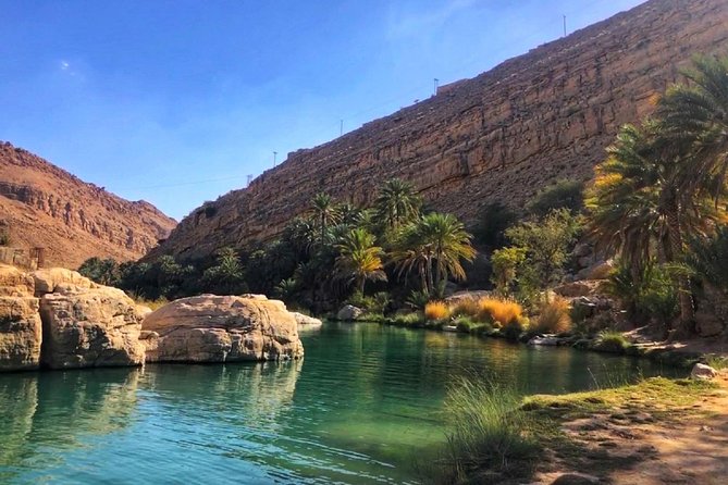 Wahiba Sands and Desert Safari from Muscat - Swimming at Wadi Bani Khalid