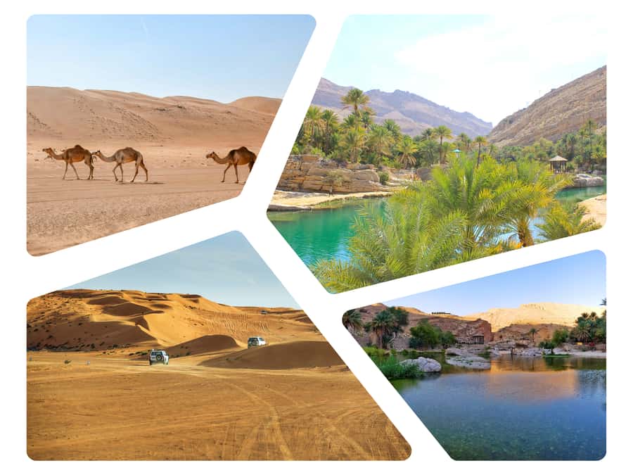 Wahiba Sands and Wadi Bani Khalid Full-Day Tour from Muscat - From Muscat to Wadi Bani Khalid by 4x4
